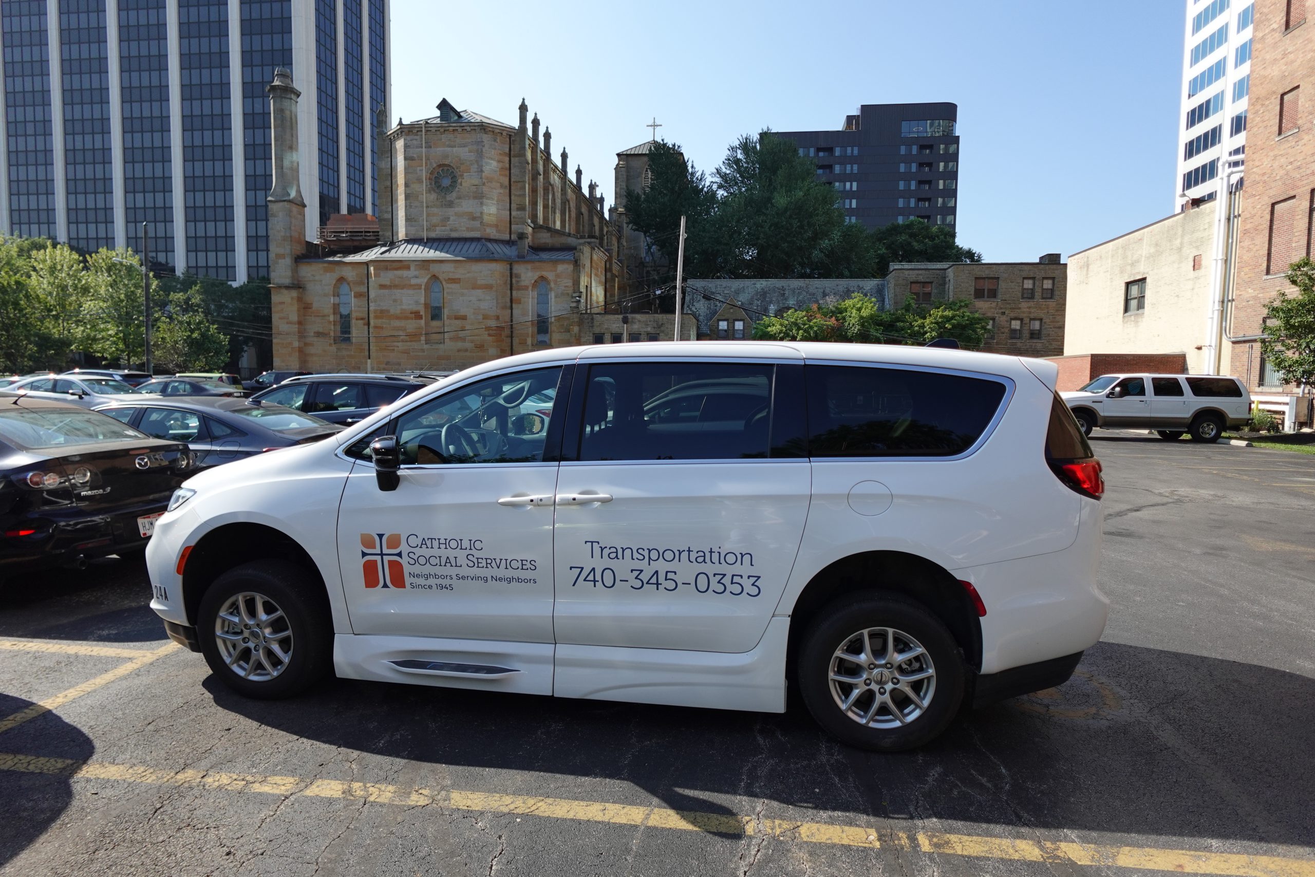 Catholic Social Services transportation services for clients